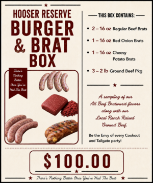 Hooser Reserve - Burger & Brat Box