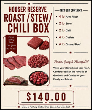 Hooser Reserve - Roast / Stew / Chili Box