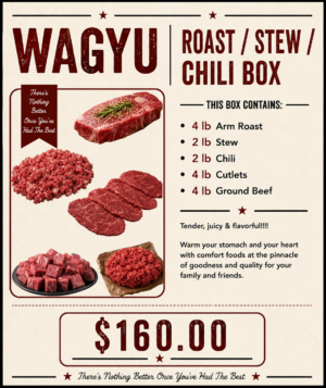 Wagyu - Roast / Stew / Chili Box