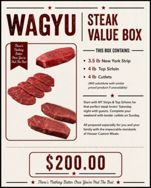 Wagyu - Steak Value Box