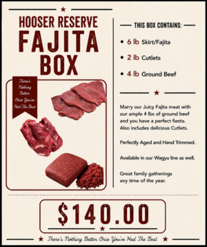 Hooser Reserve - Fajita Box