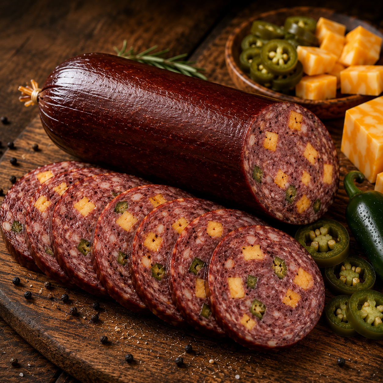 Jalapeno & Cheese Summer Sausage