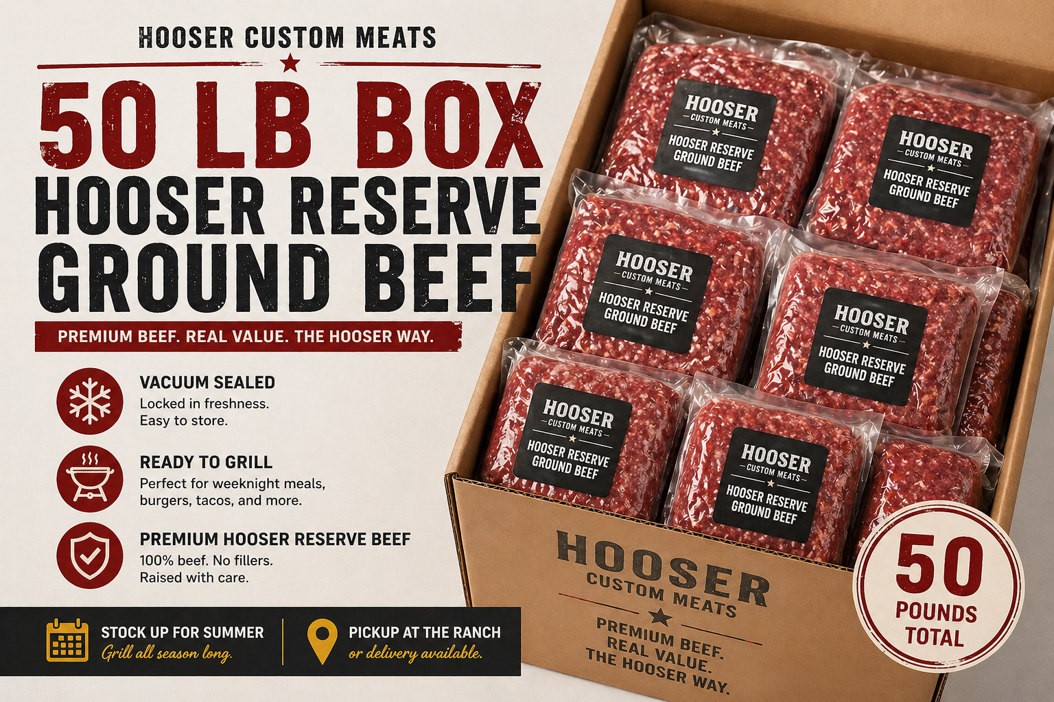 50 lb Hooser Reserve box