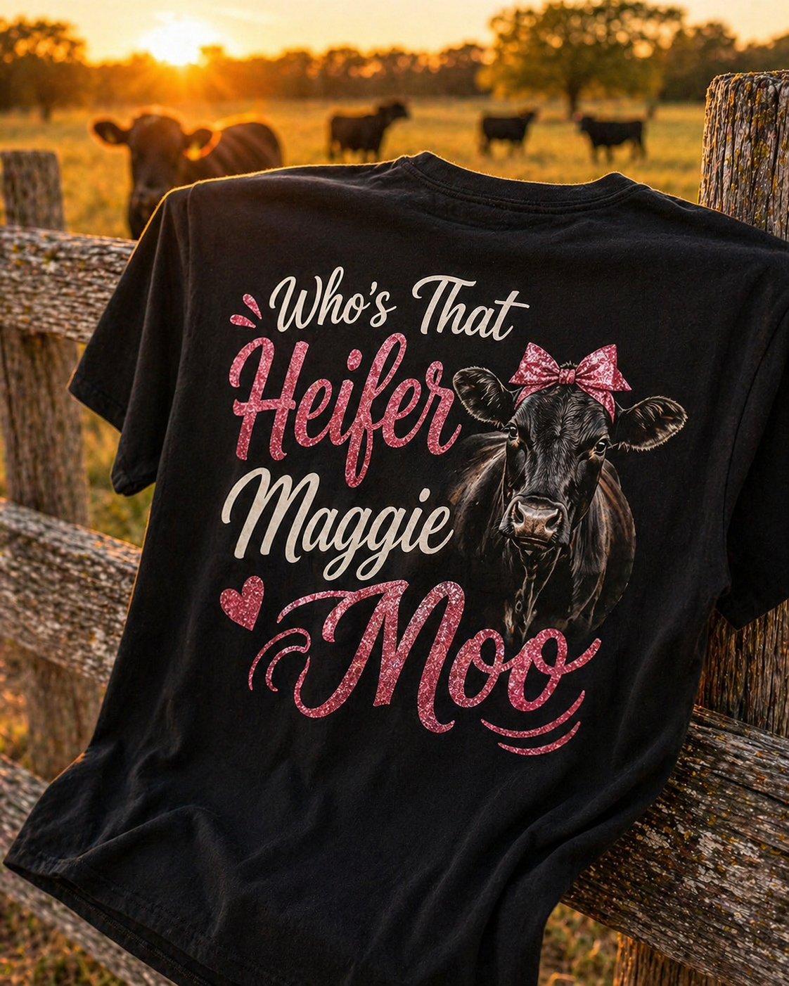 Who's That Heifer? Maggie Moo T-Shirt