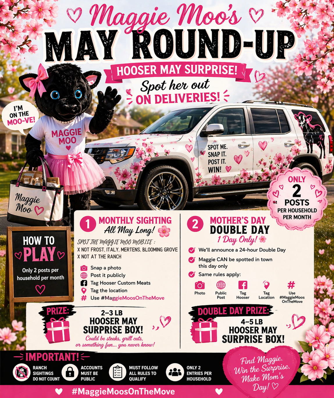 Maggie Moo&rsquo;s May Round-Up flyer