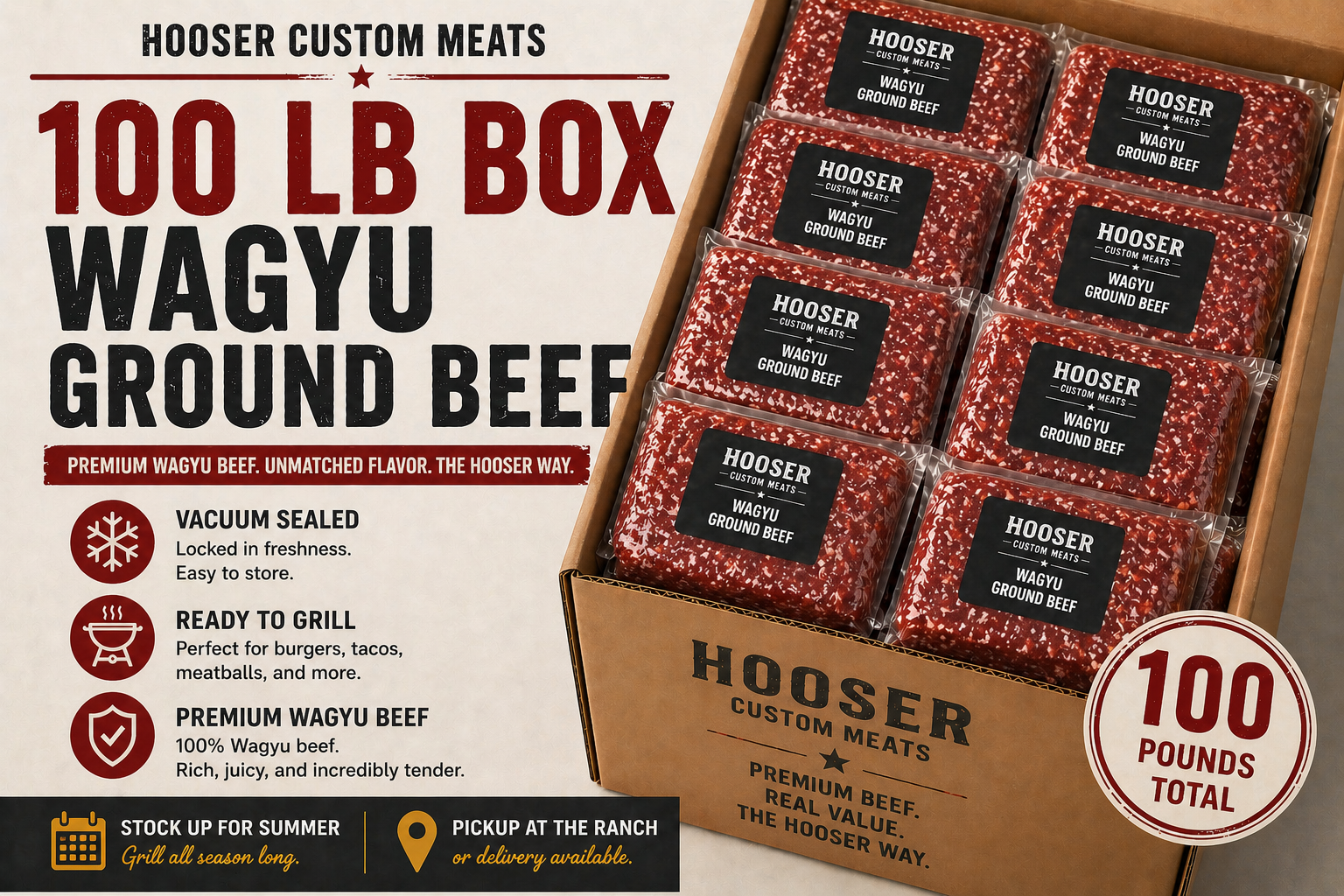 100 lb Wagyu box