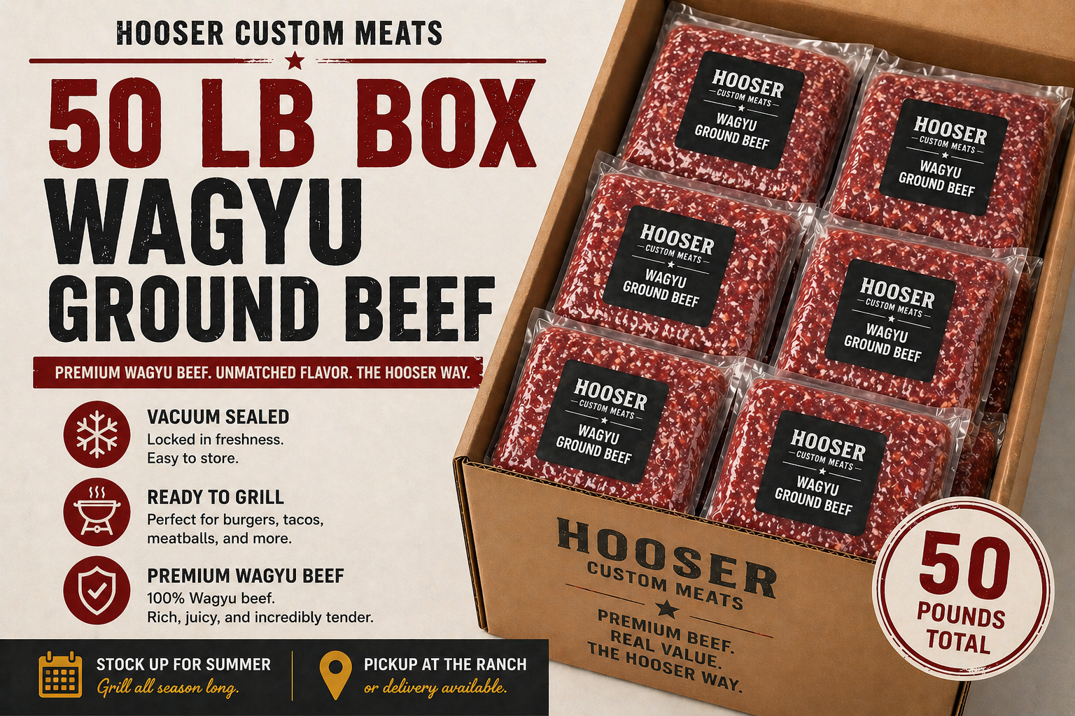 50 lb Wagyu box
