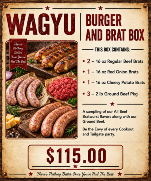 Wagyu - Burger and Brat Box